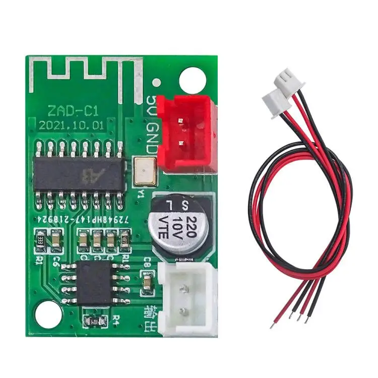Audio amplifier board 5V Bluetooth Amplifier Module 5W Mono Class D Wireless Lossless Music Player Digital Power Amplifier Finished Board ZAD-C1