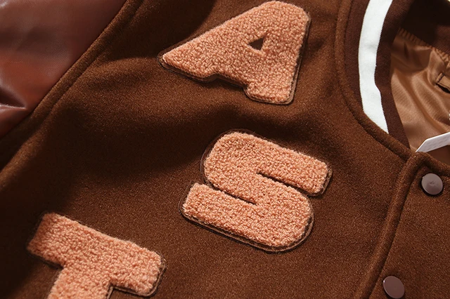 TRAVIS SCOTT Jacket Embroidered Colorblock Baseball Uniform Jackets -  AliExpress