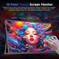 UPERFECT 22inch Touch/No Touch Computer Display 22" Monitor 2K 1440P 100% sRGB IPS Screen w/ Stand For Laptop PC Mac Phone Game - Image 6