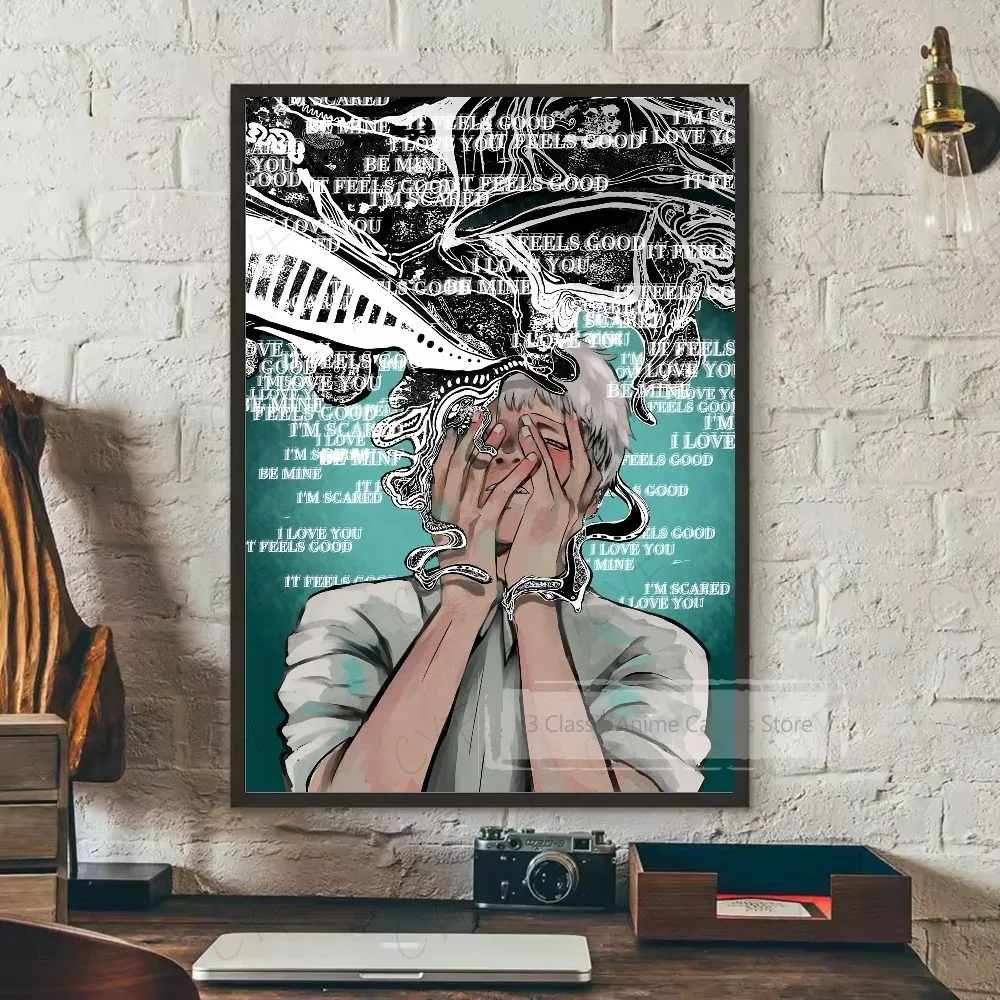 Summer Hikaru Died Vintage Anime Poster Wall Art - High Quality Print for Living Room or Bar Decor, Perfect Gift
