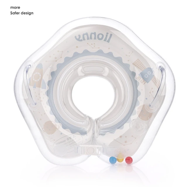 Q81A Inflatable Infant Neck Float Swim Neck Ring Tube 0-8months Baby Safety Swimming Circle for Swimming Pool 5