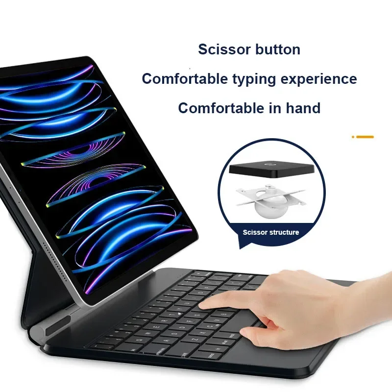 Bluetooth Touch Ipad Magic Keyboard Generation Tastiera Bluetooth Adatta Per Ipad Pro 12.9/11/Ipad Custodia Di Decima Generazione