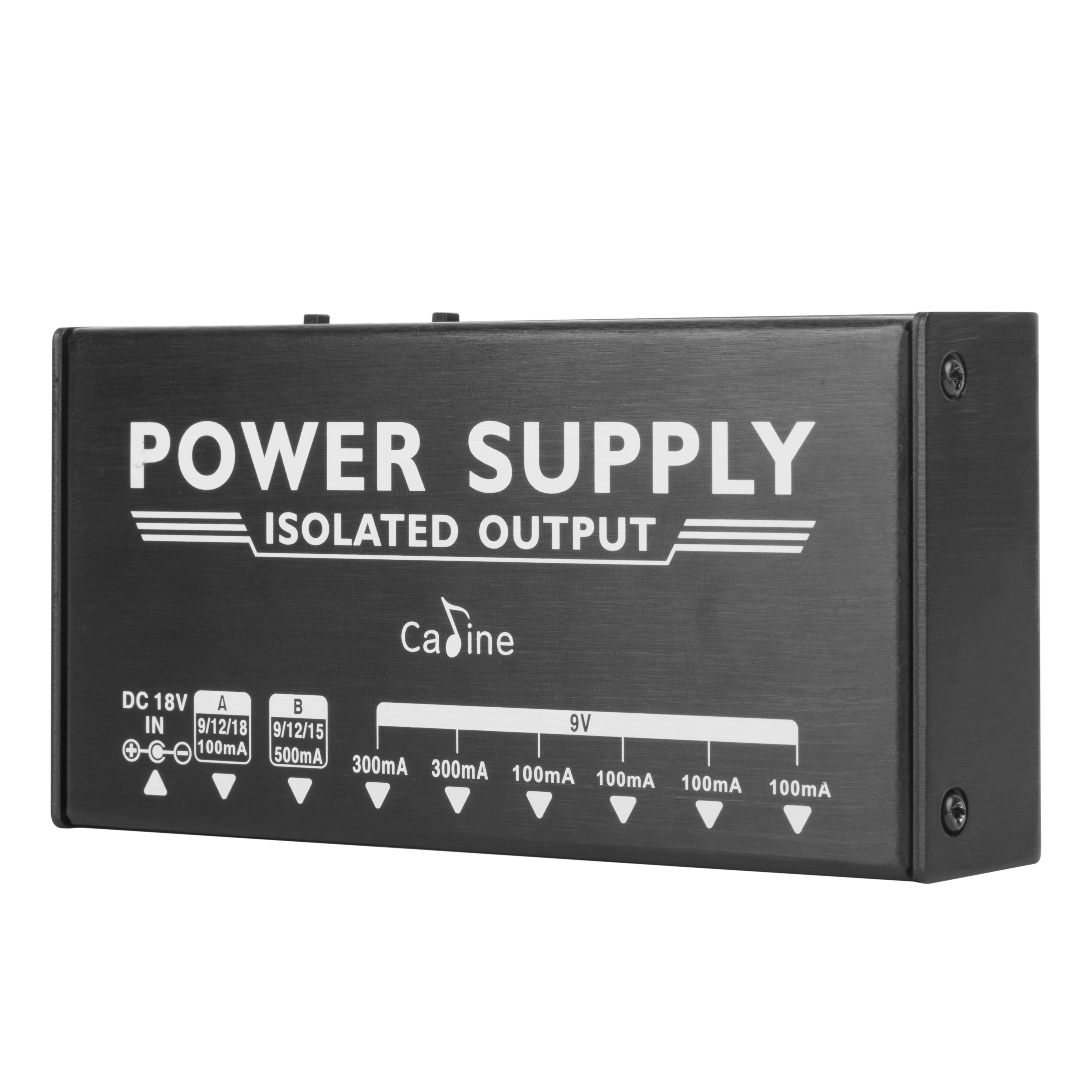 Guitar Pedal Power Supply Effect Pedal Power Supply 8 Isolated Outputs 9V 12V 15V 18V Anti-interference 18W Adapter 10 Cables
