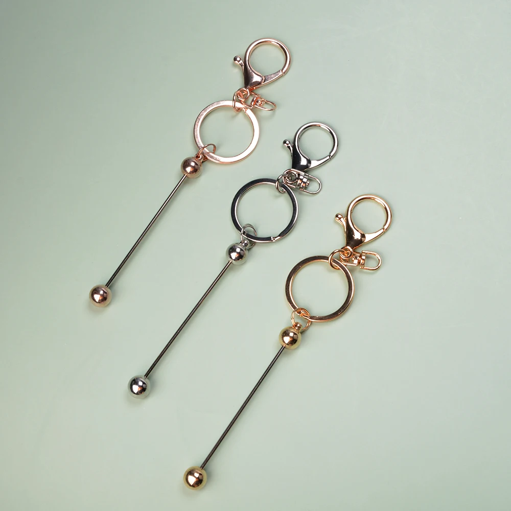 3 Stück Kirsite DIY Schlüssel bund Tasche Zubehör Kette Schlüssel ring attraktive Metall kleine Anhänger Schlüssel ring Anhänger – Detail 2