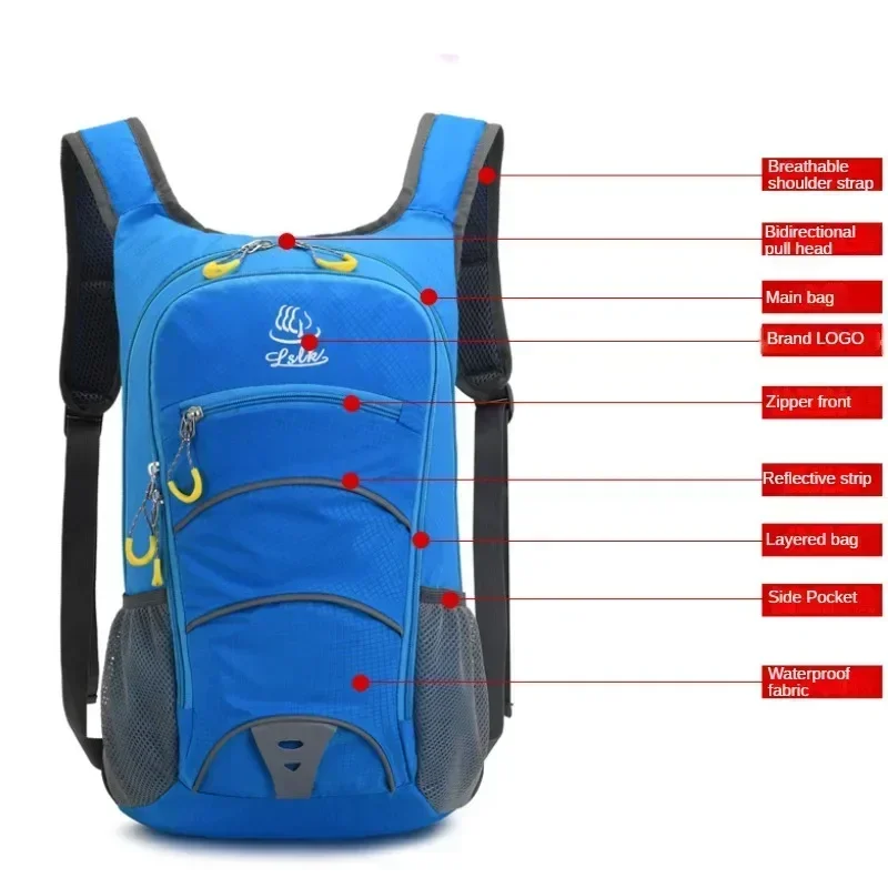 Outdoor Sports Backpack Bike Cycling Pack Hiking Knapsack Camping Rucksack Waterproof Travel Camping Mountaineering Climbing Bag 3