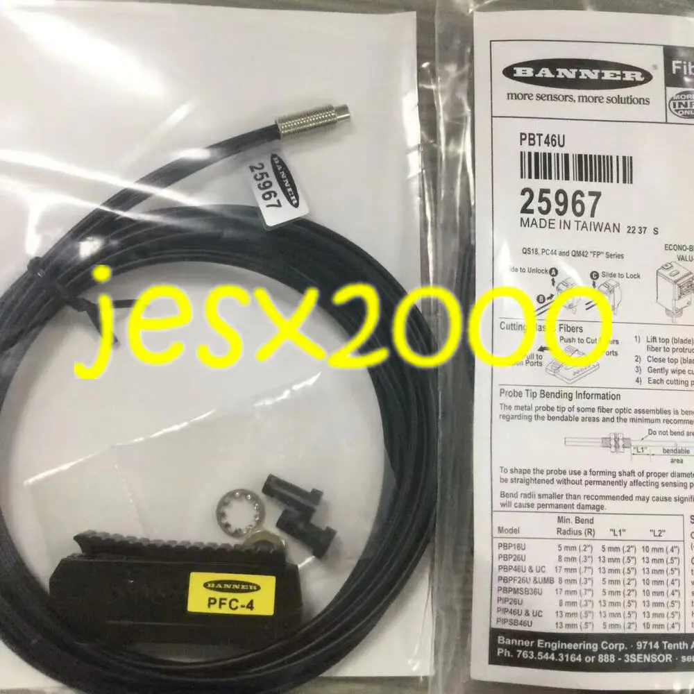 

1PC NEW BANNER Fiber PBT46U