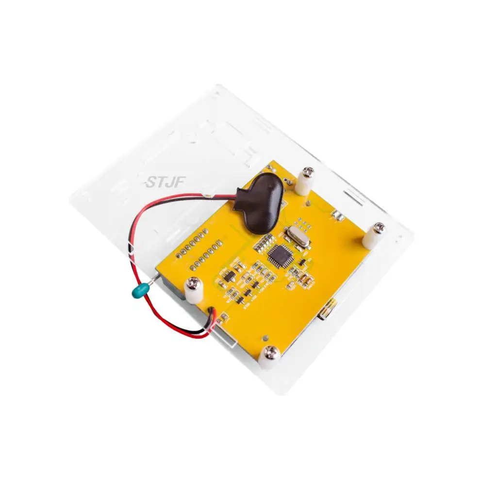 Dioden trioden kapazität esr Meter mos pnp LCR-T4 Transistor tester lcd Anzeige mega328 Transistoren Dioden Acryl gehäuse – Detail 2