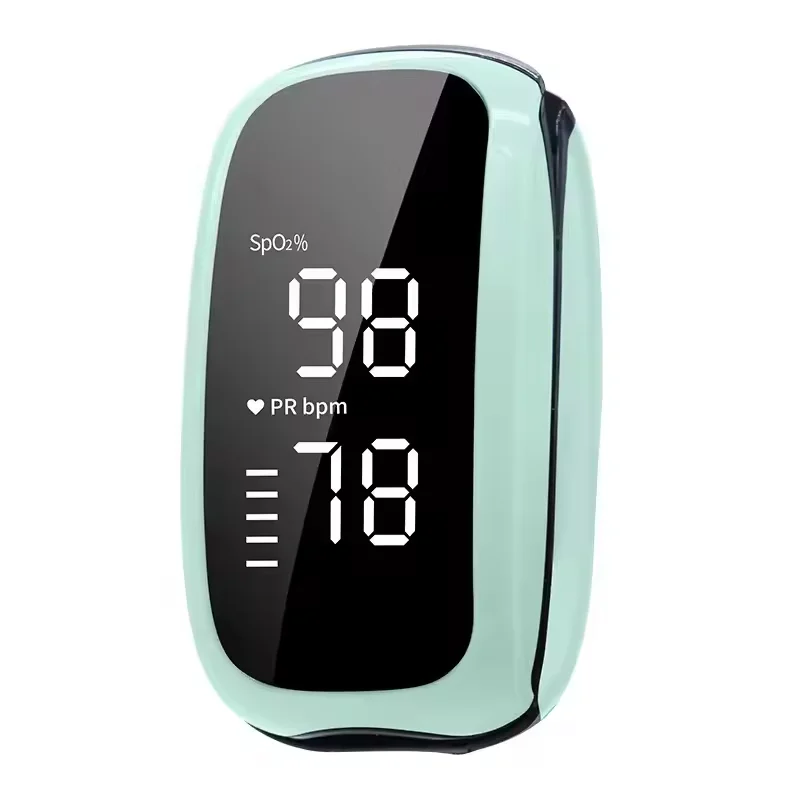 AiQUE Parmak Oksimetresi Şarj Edilebilir SPO2 Kızılötesi Ateş Ölçer Kan Oksijen Monitörü Temassız Vücut Sıcaklığı Ateş Ölçer Çocuk