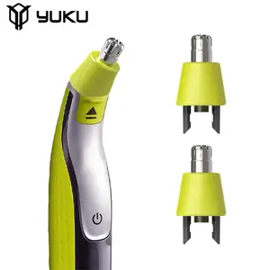 Yinke Nose Hair Trimmer Replacement Heads Compatible with Philips One Blade  & One Blade Pro Shaver Waterproof Dual Edge Blades - AliExpress