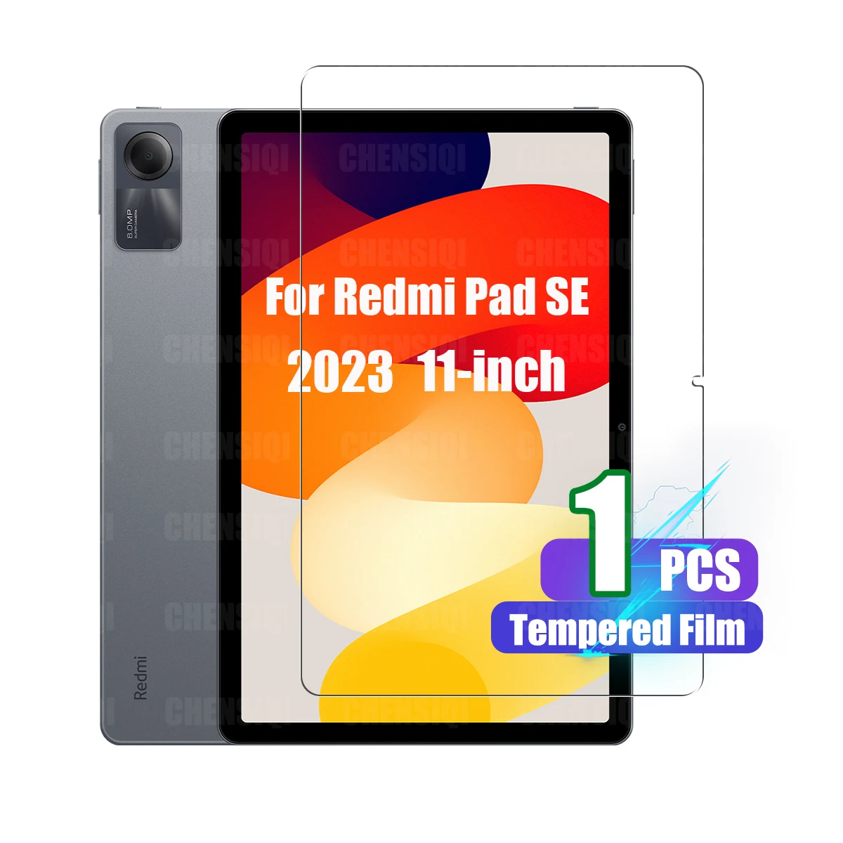 for Xiaomi Redmi Pad SE 11 inch Screen Protector,9H Hardness, Anti-Scratch,  Tempered Glass flim, Case Friendly, Anti-Scratch,(2PACK)