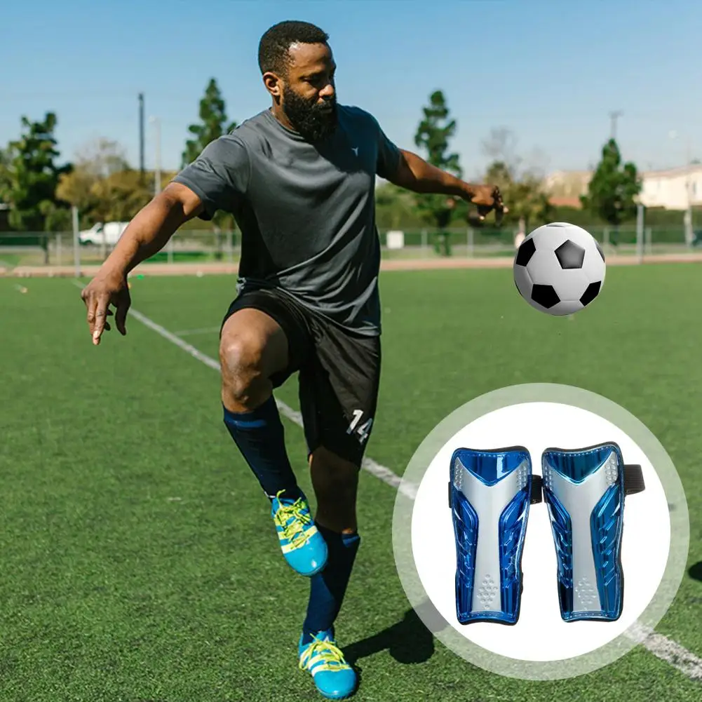 Elastic Band Soccer Shin Guards Comfortable Fit Soccer Shin Guards Shock Resistance Shin Guards with Elastic for Enhanced