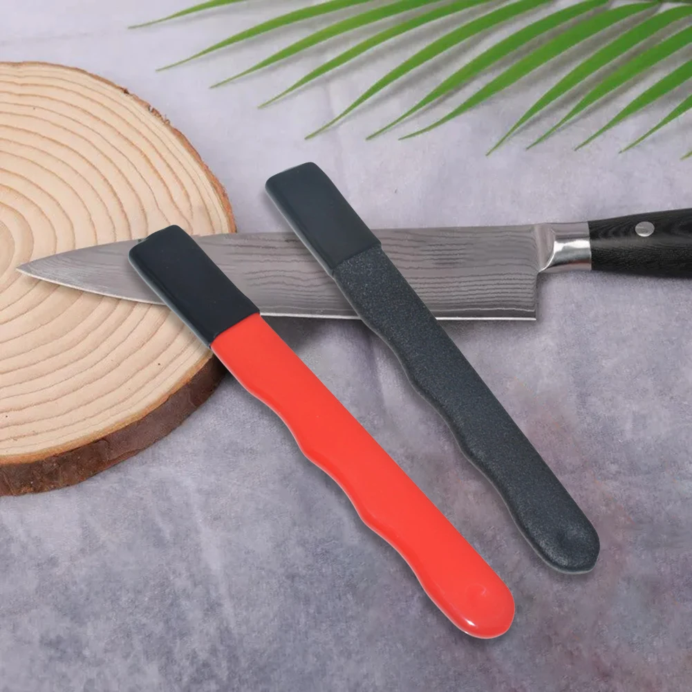 5-1PC Mini Portable Knife Sharpener with Lid Scissors Axes Pruners Hatchets Sharpener Handheld Garden Shear Scissors Sharpener