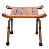 New Design Waterproof Wooden Bath Chair Shower Chair For Elderly 1
