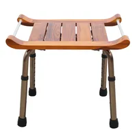 New Design Waterproof Wooden Bath Chair Shower Chair For Elderly 1