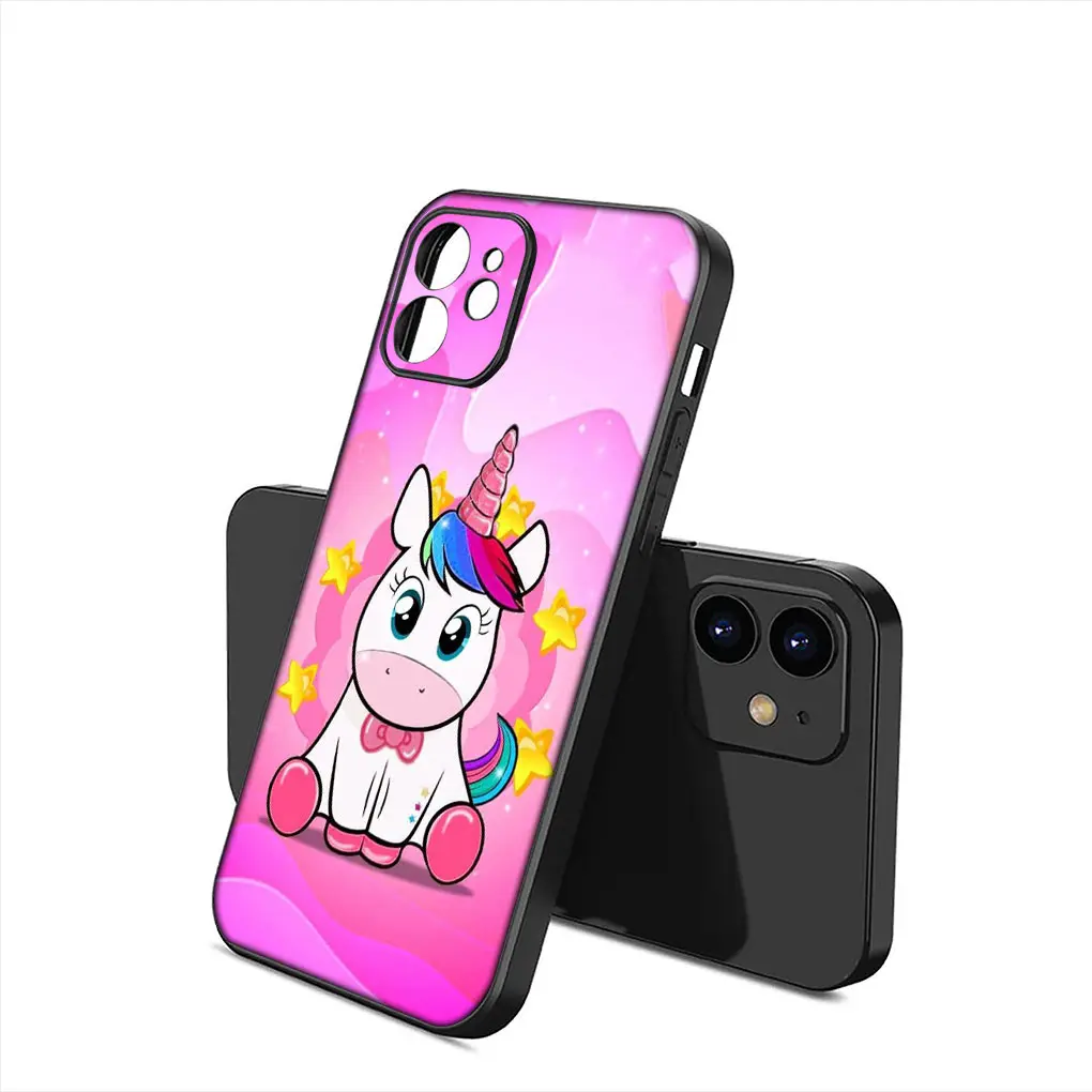 Whimsical Unicorn Cartoon Horse Soft Silicone Phone Case