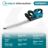 YOFIDRA 2000W Electric Hedge Trimmer Lawn Mower Cordless Household Garden  Shrub Weeding Pruning Tools For Makita 18V Battery 2