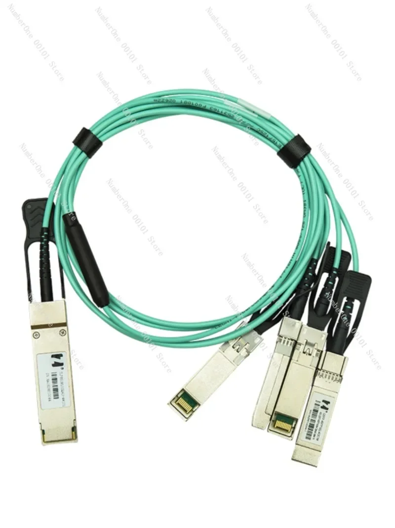 100G-AOC high-speed transmission QSFP28 stacking line 1 minute 4SFP28 direct connection optical cable supercomputer IB