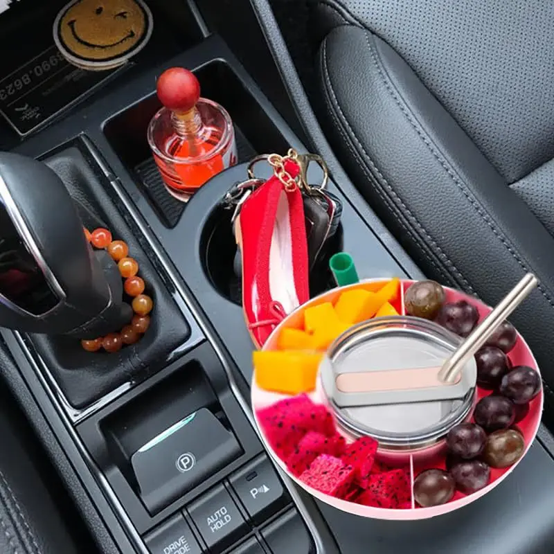 Silicone Snack Bowl Food Grade Reusable Snack Ring Lightweight Candy Tray Dispenser Fruit Candy Tray Container Food snack bowl snack dish