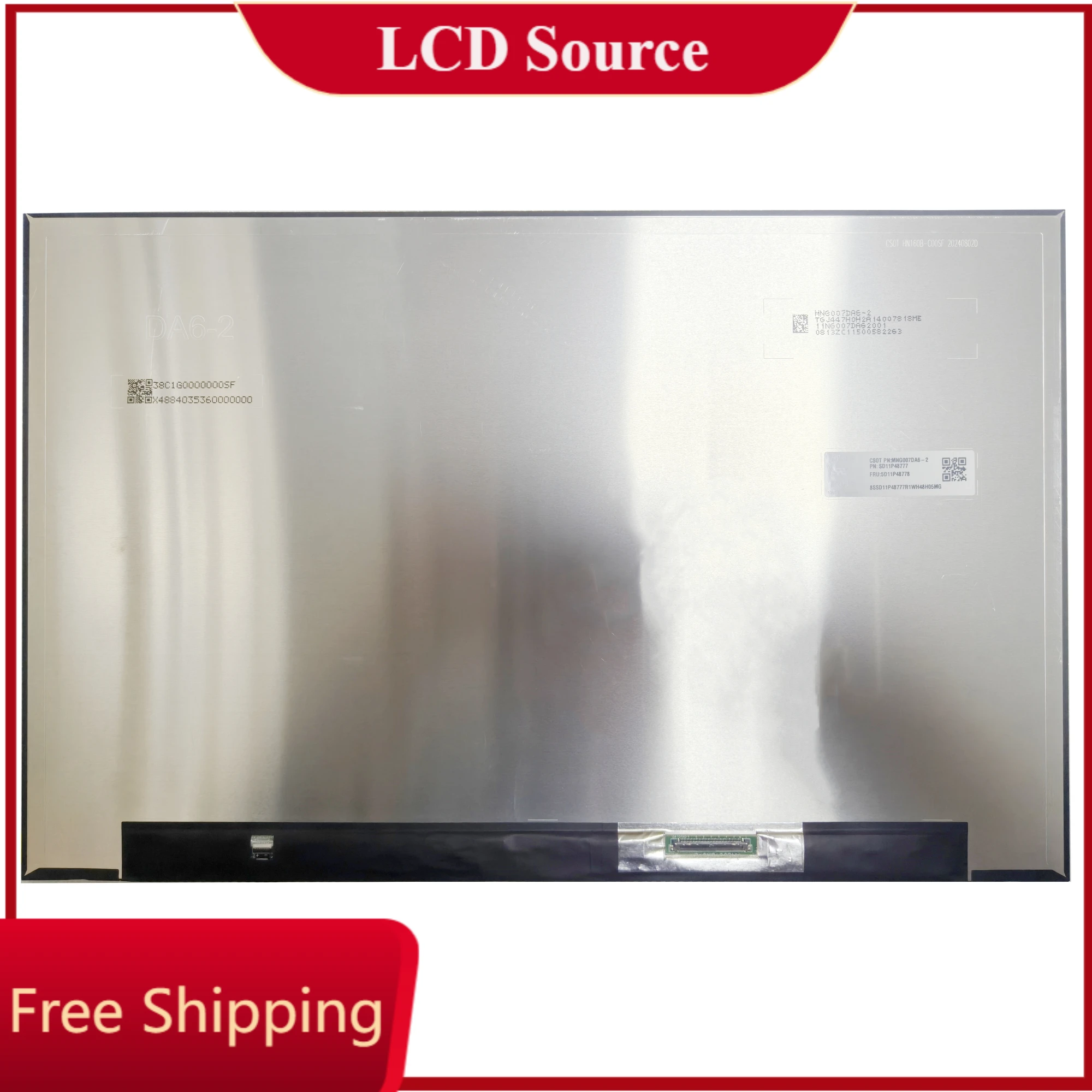 MNG007DA6-2 16.0 '인치 노트북 LCD 화면 IPS 디스플레이 패널 매트릭스 240Hz 2560 × 1600 EDP 40 핀