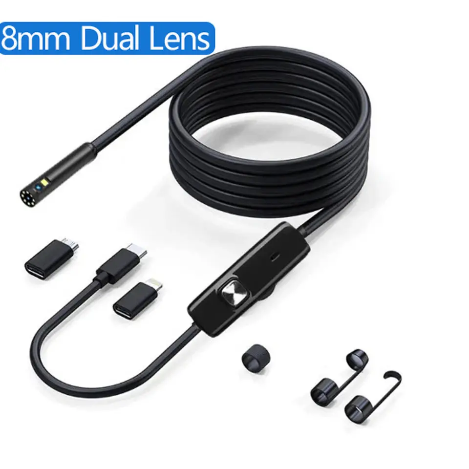 HD1920P Endoscope Inspection Camera Type-C Mini Inspection Camera IP67 Car Sewer Pipeline Borescope for Android IOS iphone image 7