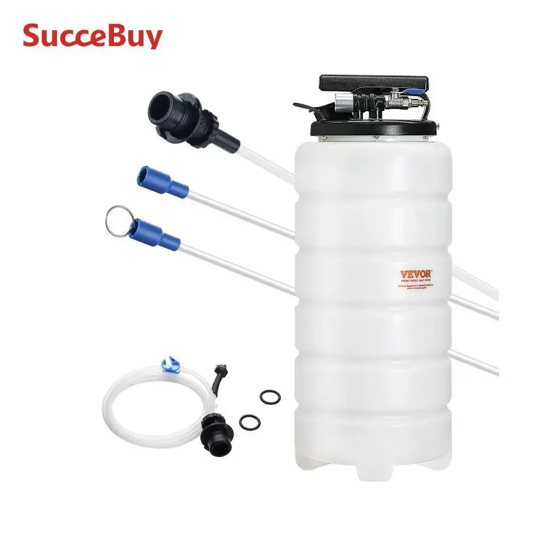 Pneumatic/Manual Fluid Extractor 6.5L/15L with Suction Hose Oil Changer Pump for Automotive Fluids Vacuum Evacuation oil syringe pump liquid transfer pump