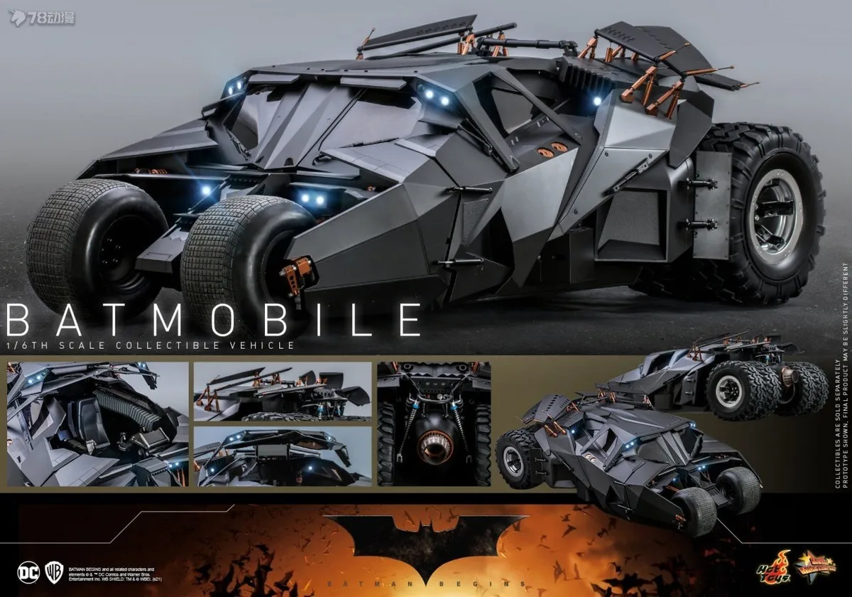 

In Stock Original Hot Toys 1:6 MMS596 Batman Chariot Collectible Toy Batman Begins Movie Model Action Figure Toy Gift