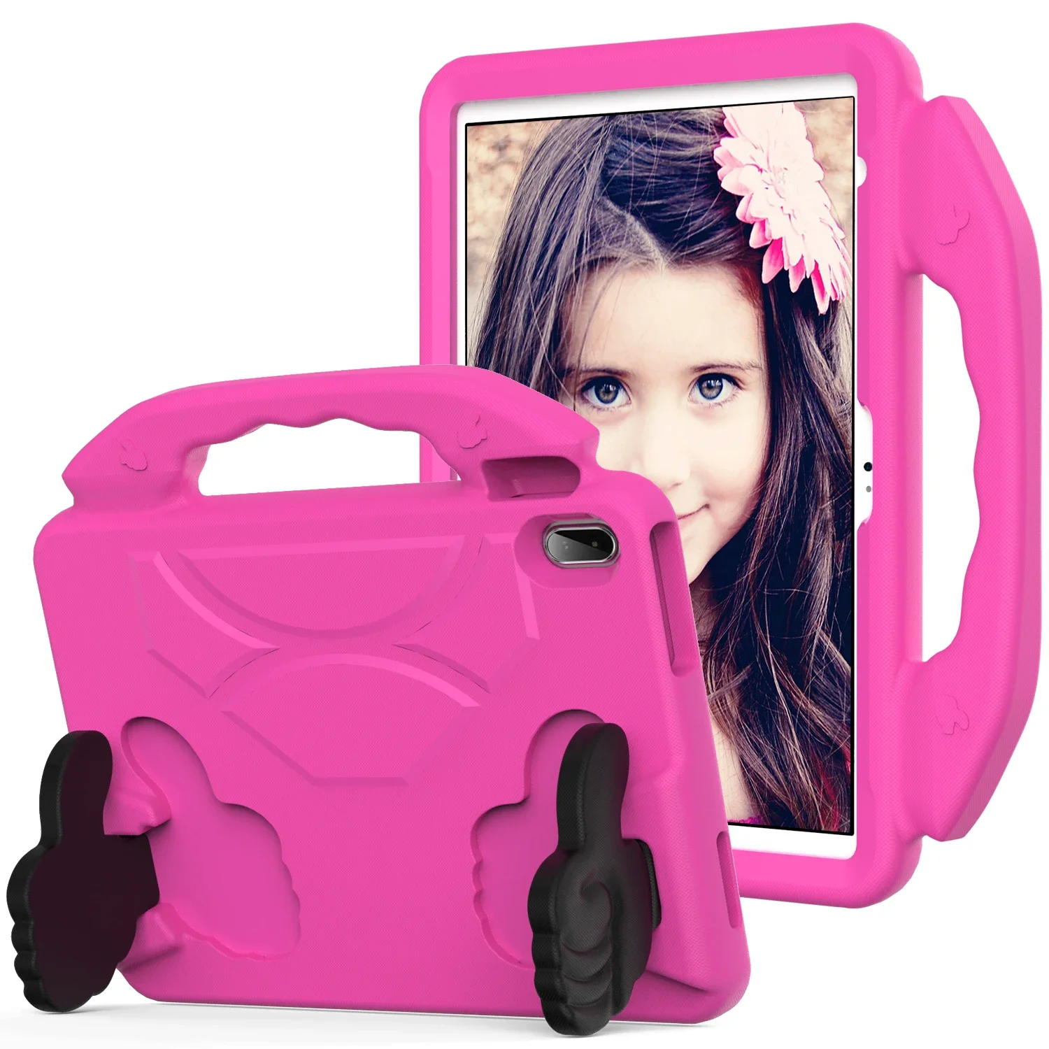 Durable Kids EVA Protective Case with Thumbs Up Design