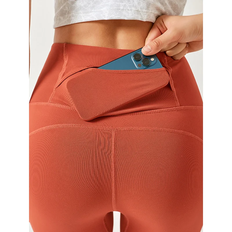 Gymdolphins 2023 Summer New High Waist Elastic Tight Fitting Sweatpants for Women Solid Color Yoga Leggings Fitness Pants