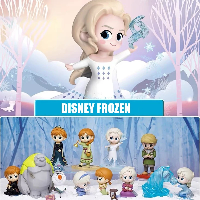Disney Frozen Series 2 Sven Olaf Krimoff Elsa Anna Action Figure Dolls Toys Collezione Anime Ragazze Regali Per Bambini Decorazione Carina