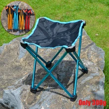 

Outdoor Portable Folding Small Bench Light Portable Fishing Stool Beach Convenient Outdoor Foldable Chair Durable Accessories