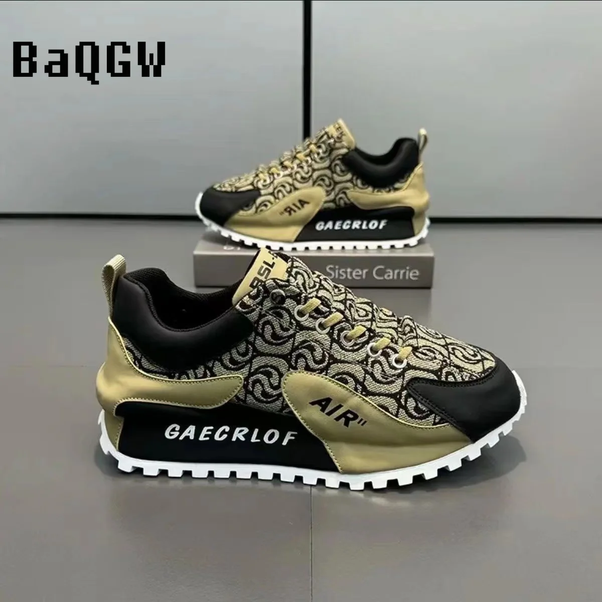 New Design Chunky Sneaker for Men Cover Bottom Board Shoes