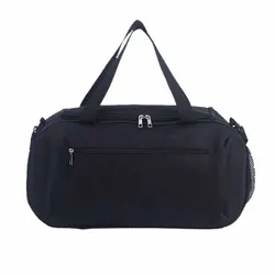 Spacious Waterproof Sports and Travel Bag - Unisex Shoulder Bag (Black)