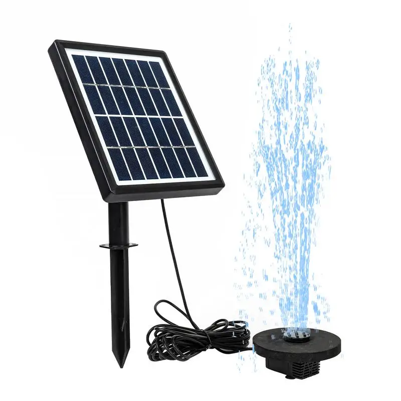 

Погружной фонтан на солнечной батарее для птиц, ванна с солнечной панелью, уличный садовый набор с водяным насосом