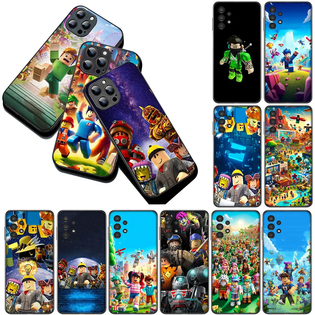 Cartoon R-Robloxs Wallpaper Phone Case Cover