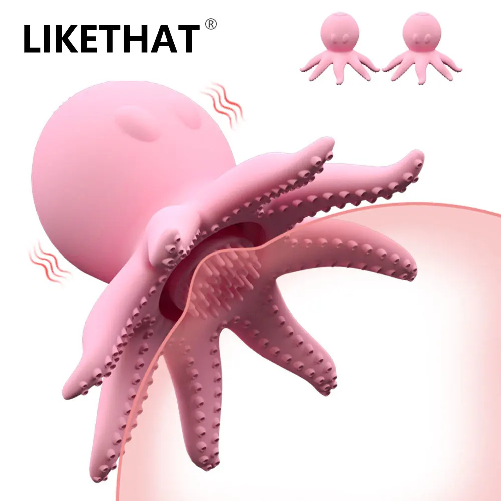 Octopus Nipple Massage Vibrator Clitoris Stimulator Oral Sex Toys Breast  Pump Enlargement Licking Nipple Vibrators For Women - Vibrators - AliExpress