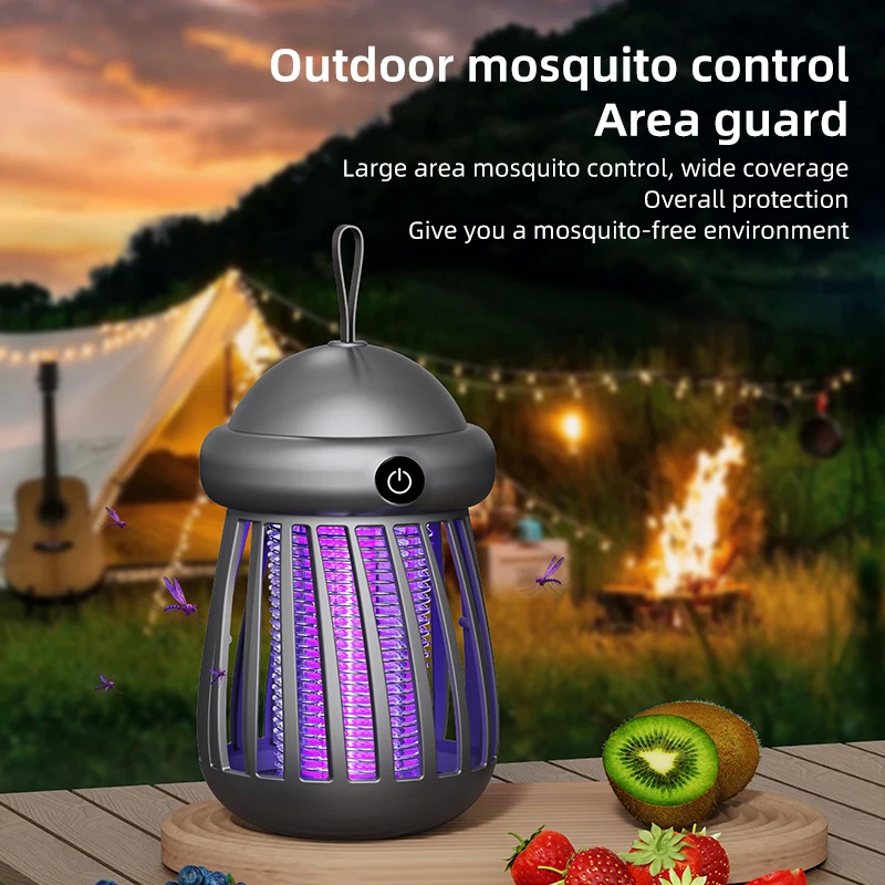 Electric Shock Mosquito Light 360&deg; Comprehensive Trapping And Killing Mosquitoes Camping Night Light Field Mosquito