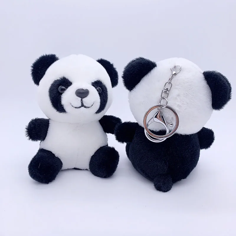15cm Panda Pendant Plush Toys Cute Animal Panda Keychain Dolls