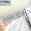 Ins Korean Cute Matte Silver Decoration Adhesive Tape Handbook DIY Scrapbooking Journal Collage Material Stickers Roll Gift 4