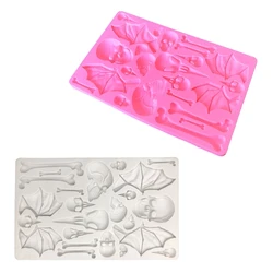 Silicone Halloween Styles Candy Moulds for Halloween Festival Fondants Cake Molds Kitchen DIY Baking Accessories Gadgets