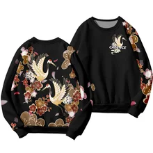  Hoodie Red Print Cardigan Men Pullover Sweatshirts Casual Chinese Style Sportwear Oversize 6XL 