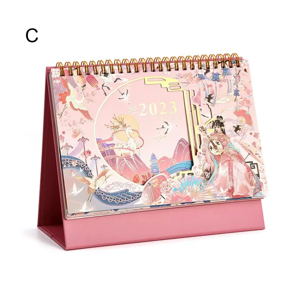 

Good Attractive Eco-friendly Chinese Style 2023 Standing Flip Calendar Planner for Home 2023 Desk Calendar 2023 Calendar