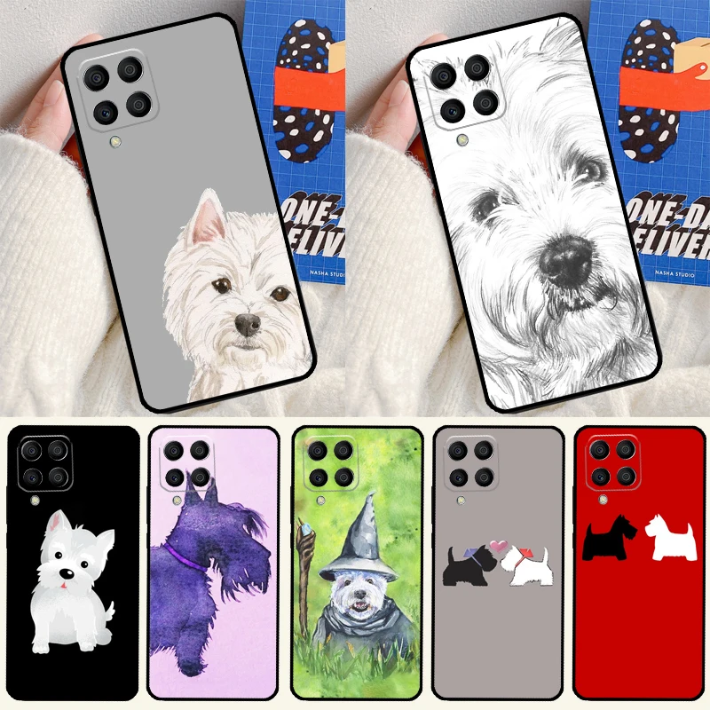Cartoon Westie Dog Smartphone Case