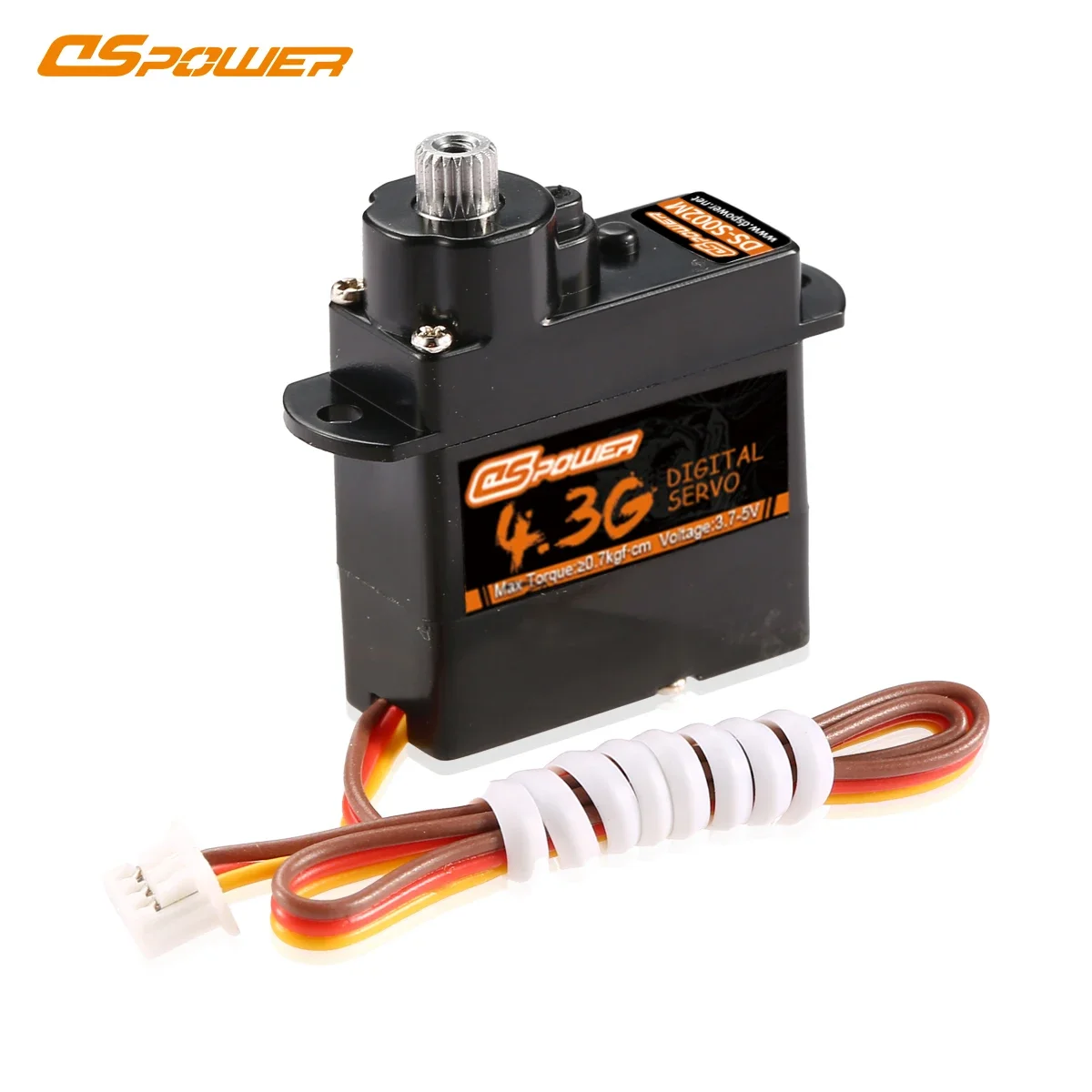 DSPOWER 1/5/10/20PCS 4,3g Micro Digital Servo Mini Servos Kernlosen Kunststoff Metall Getriebe Motor für 1/24 RC Auto Starrflügel Flugzeug – Detail 23