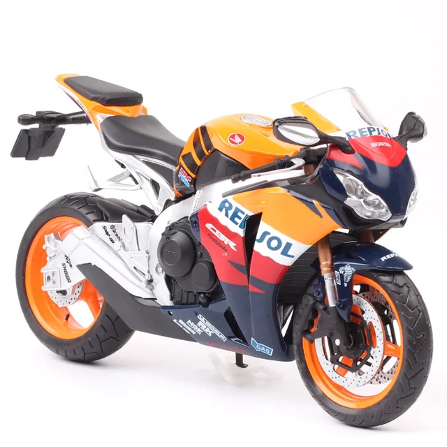 1/12 Scale Honda CBR1000RR CBR Repsol Fireblade Motorcycle Diecast Miniature Vehicles Racing Bike Model Toy Automaxx  Joycity 6