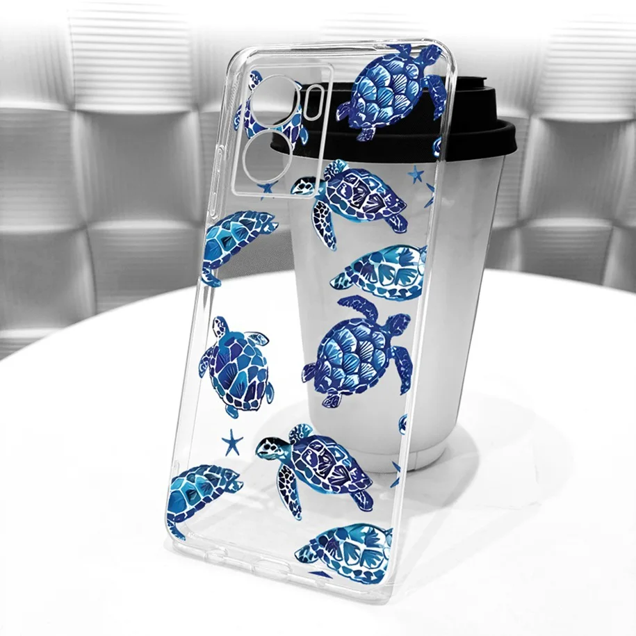 Stylish Flower Butterfly Soft Clear Silicone Phone Case Cover
