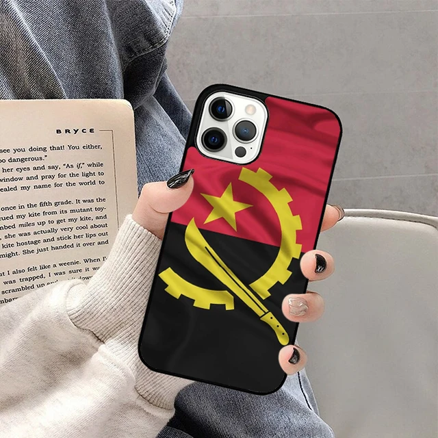 Angola flag Phone Case For iPhone 16 15 14 13 12 Mini 11 Pro Max Plus X XS Max XR Cover Shell coque 12