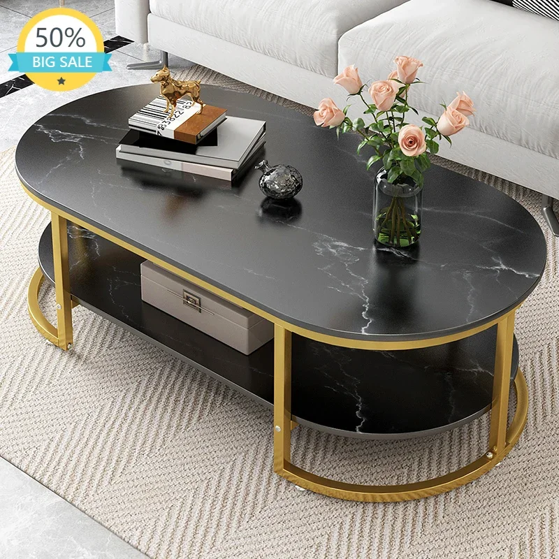 Storage Design Design Coffee Tables Round Living Room With Modern Marble Luxury Nightstands Wooden Mesas Bajas Home Furniture