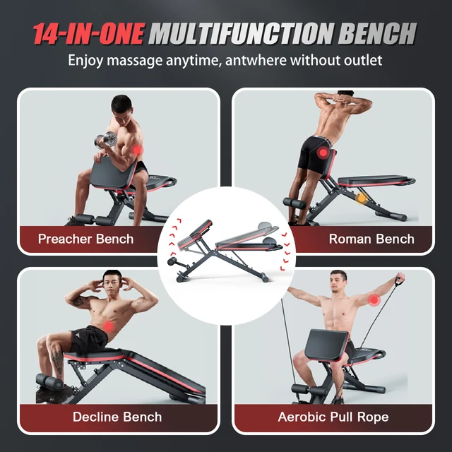 7052-eb9e31.jpeg 14-in-1 Foldable Dumbbell Bench Weight Pre-Assembled Multi-Functional 1000 lbs 6 Adjustable Levels for Full Body Workout