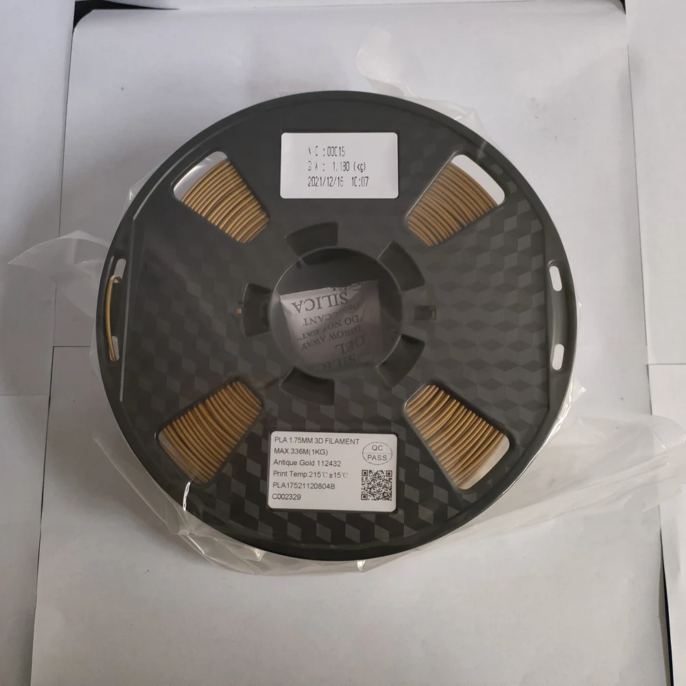 

PLA MAX Filament Antique Gold Color 3D Printer Filament Sublimation Objects