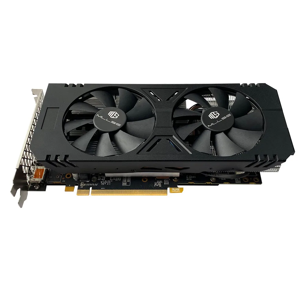 MLLSE Gaming Graphics Card AMD Radeon RX590 8GB GDDR5 256-bit PCIe 3.0 x16 8Pin GPU RX 590 GME Desktops placa de video card